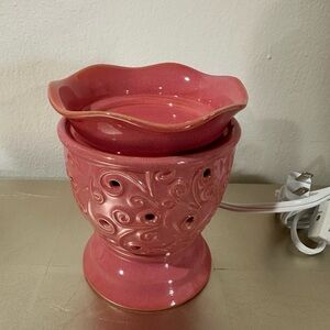 Elegant Pink Ceramic Electric Wax Warmer